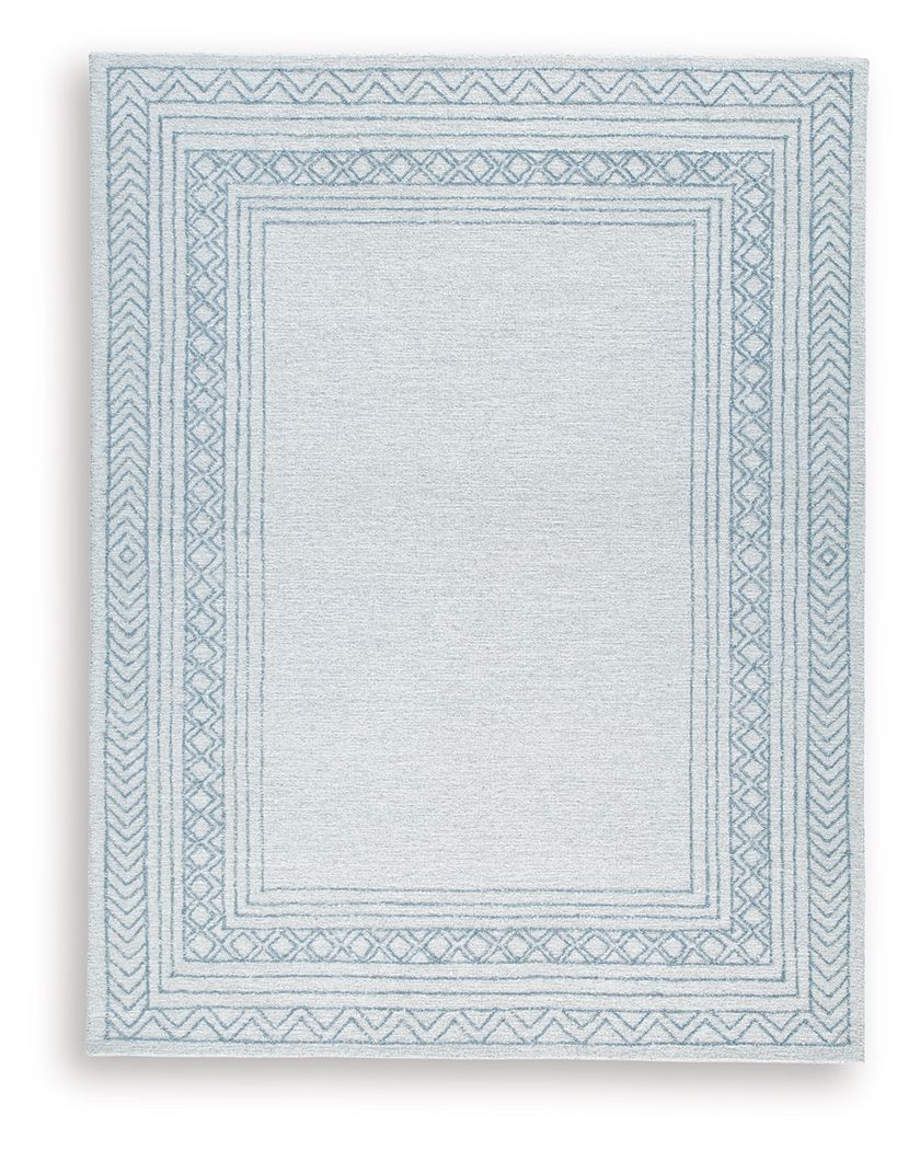 Azelhurst - 8' x 10' Rug - Blue / Ivory / Gray