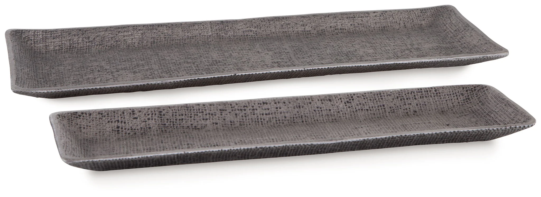 Garekton - Tray Set - Pewter Finish